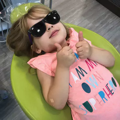 General Anesthesia Dentistry Scottsdale Patient Two Thumbs Up